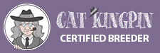 Cat Kingpin Certified Breeder Badge